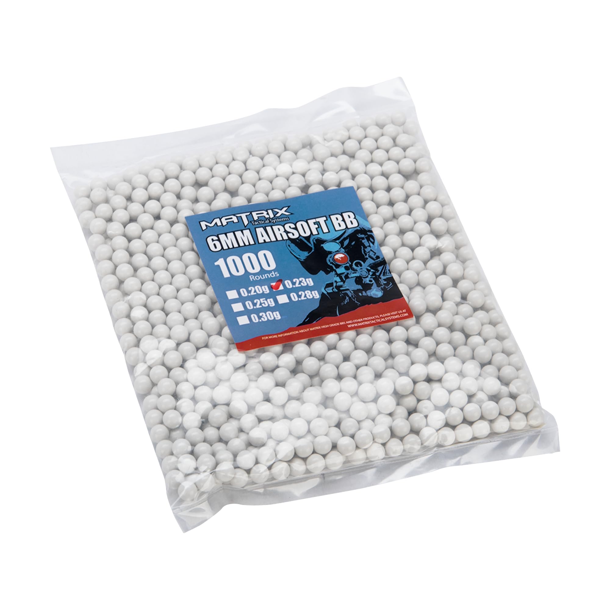 Matrix Match Grade 6mm Airsoft BBs - High Precision 0.25g & 0.30g for Outdoor Shooting & Training | Evike Airsoft Premium Quality Pellets