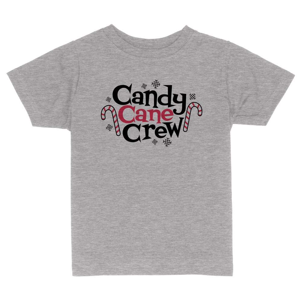 Christmas Matching Family T-Shirt Set - Candy Cane Crew Toddler & Kids Holiday Outfits for Festive Family Photos & Holiday Gatherings