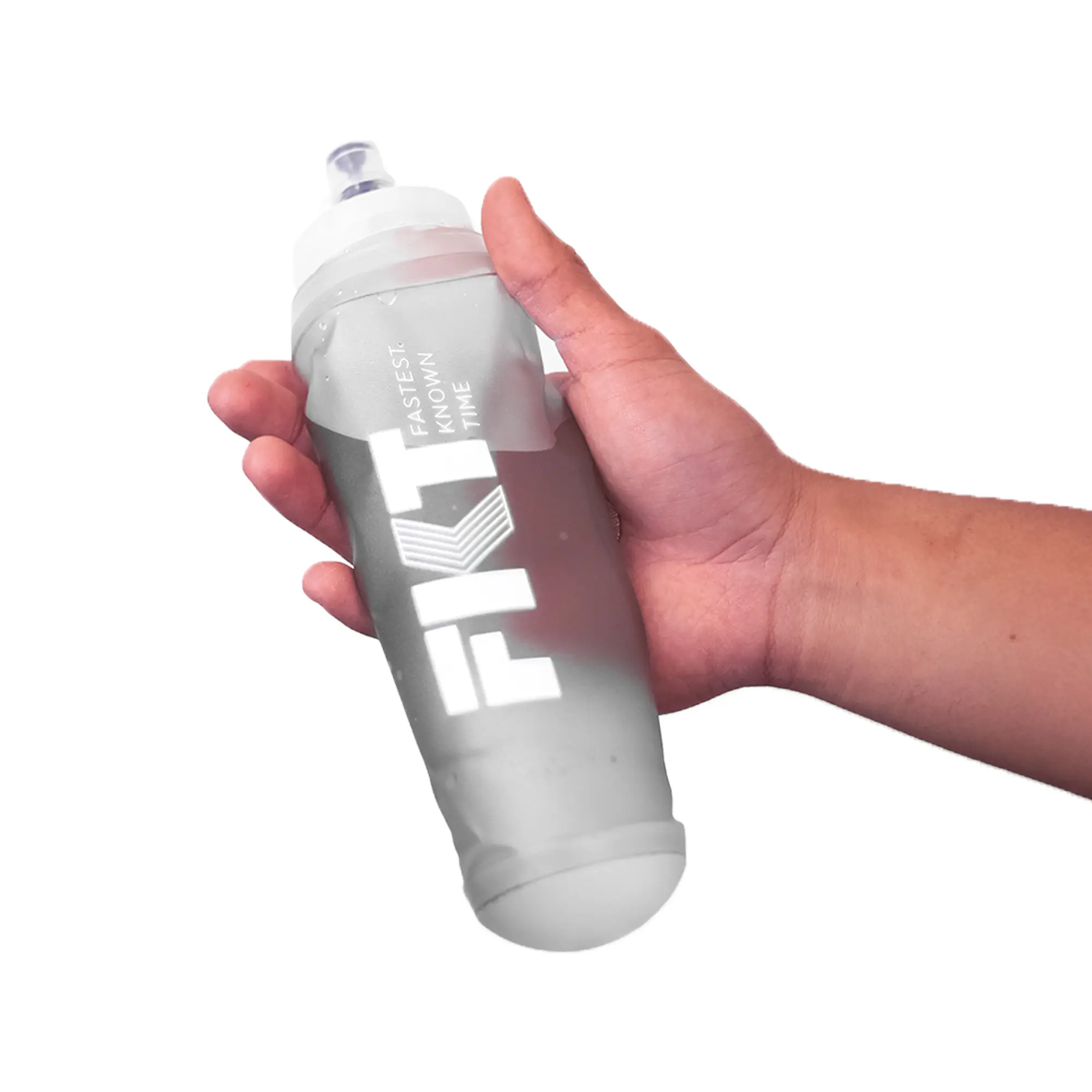 FKT 500mL Soft Flask Bottle - Leak Proof, Collapsible Water Bottle for Running, Hiking, Cycling & Outdoor Activities