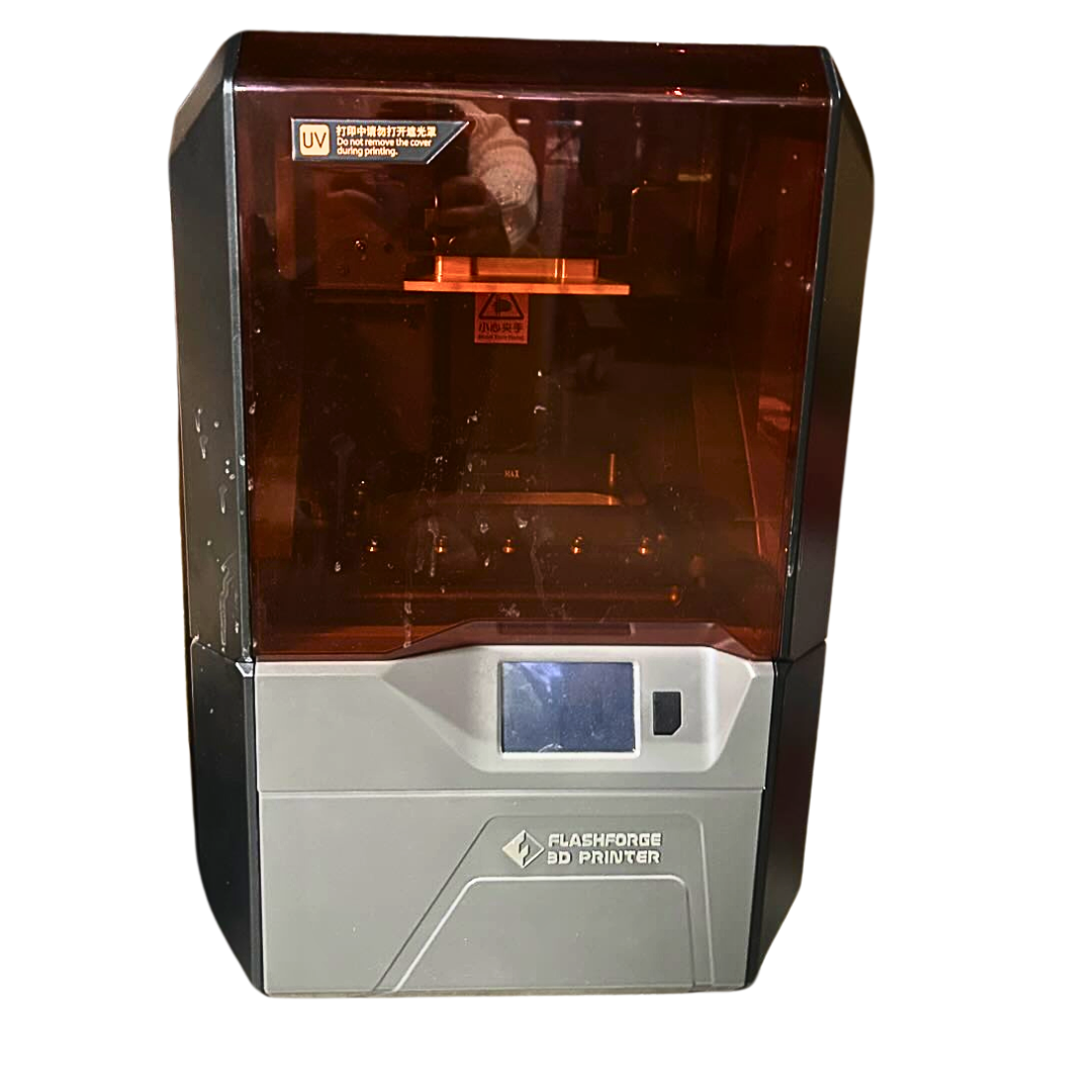 FlashForge Hunter Resin 3D Printer (Pre-Owned) with Free Anycubic Wash & Cure Plus Station - High Precision LCD Printing for Miniatures, Jewelry & DIY Crafts