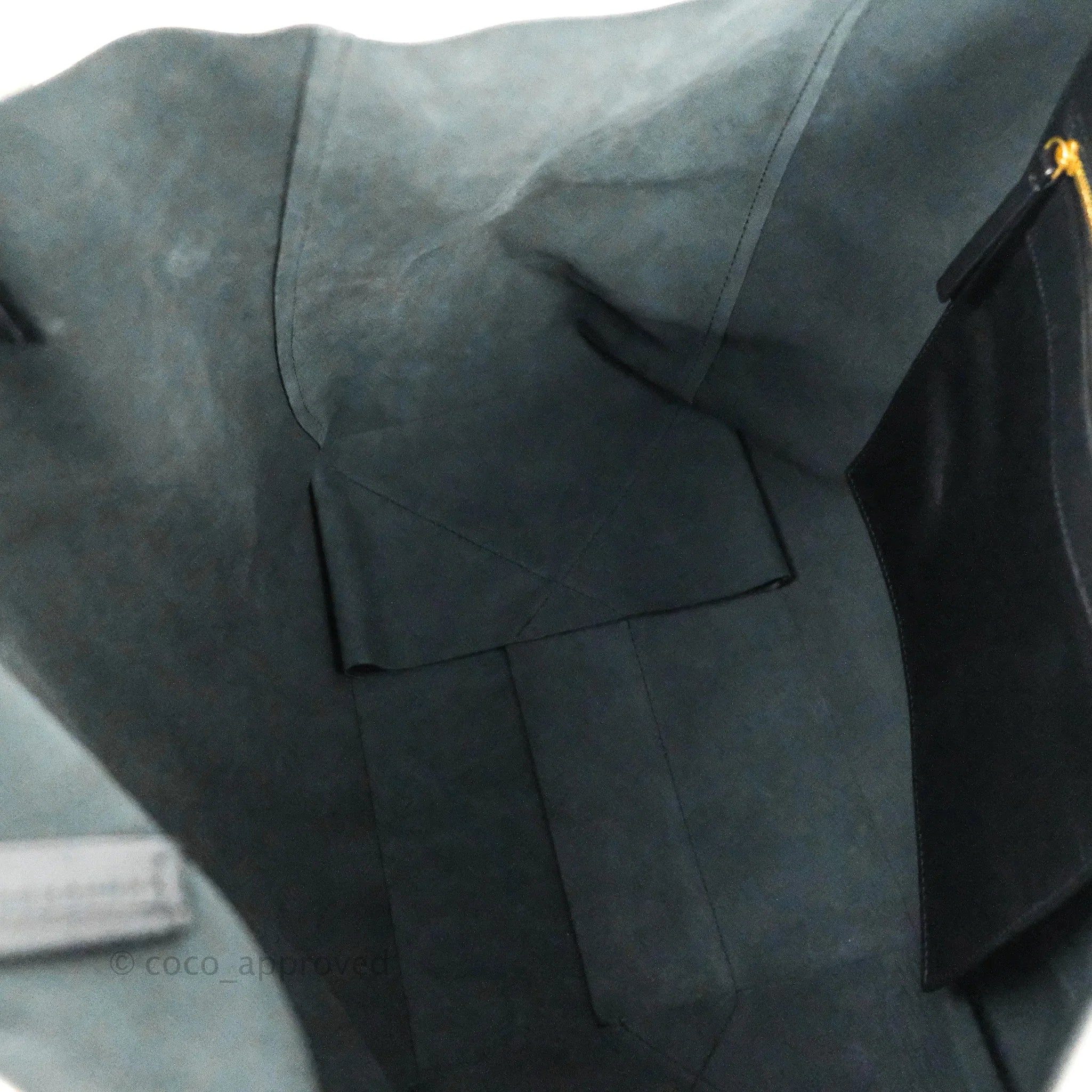 Celine Large Horizontal Cabas Tote Bag in Black Calfskin Leather - Perfect for Work, Travel & Everyday Luxury Handbag