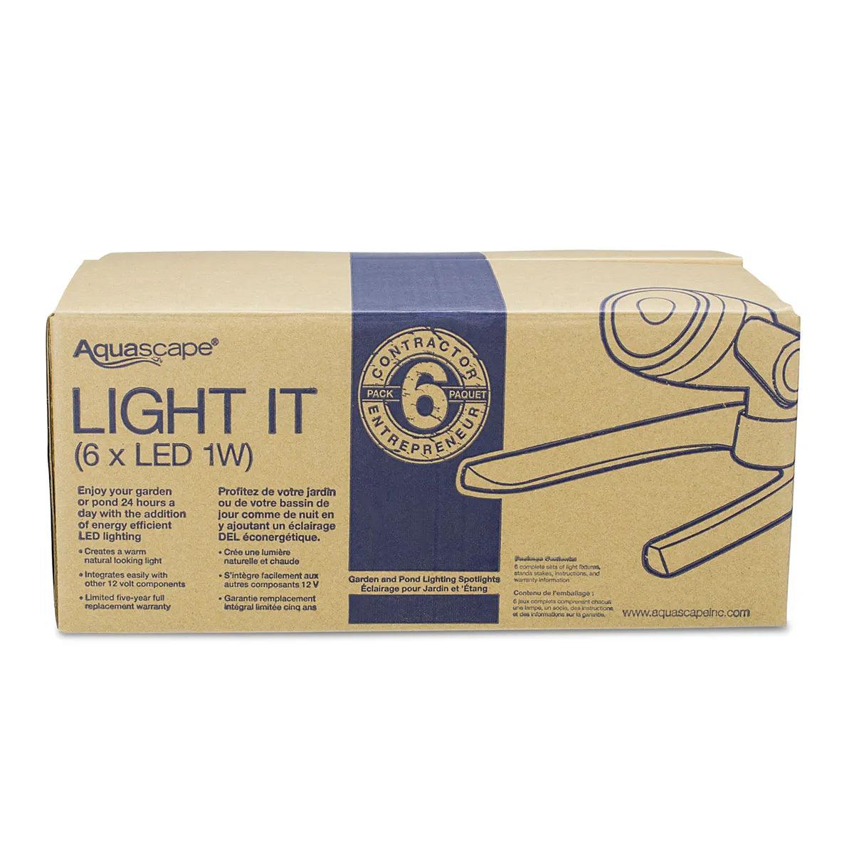 1 Watt LED Spotlight Bulbs - 6 Pack, Bright White Light, Energy Efficient for Indoor/Outdoor Use - Perfect for Home, Garage, Garden, and Security Lighting