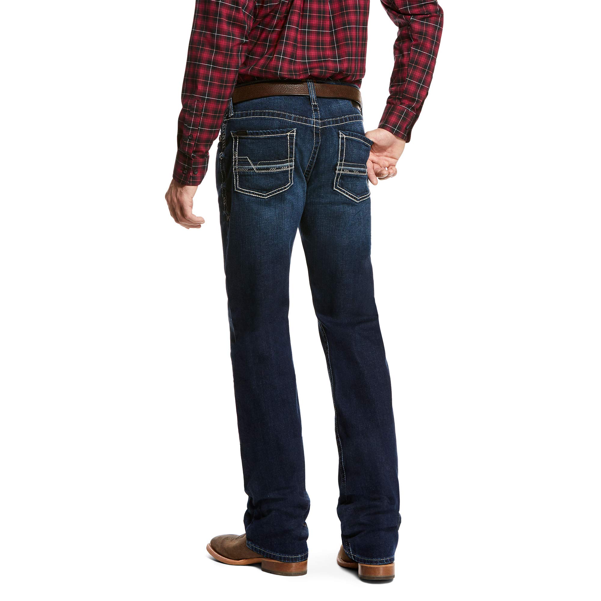 ARIAT M2 Relaxed Boot Cut Jeans for Men - Comfortable Stretch Denim Pants with Classic Fit | Perfect for Western Wear, Casual Outfits & Cowboy Boots