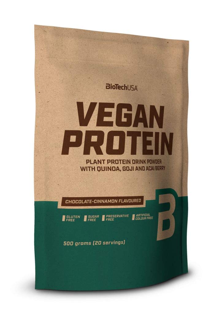 Biotech USA Vegan Protein Powder - 3 Pack (500g Each) | Vanilla Cookies Flavor | Plant-Based Protein for Muscle Recovery & Weight Loss | Perfect for Smoothies, Baking & Post-Workout Shakes