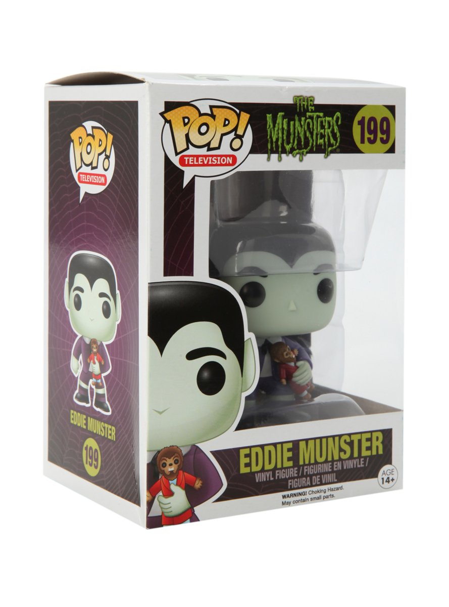 Funko Pop! The Munsters - Eddie Munster Collectible Vinyl Figure - Perfect for Horror Fans & TV Show Memorabilia Collectors - Display for Home, Office, or Halloween Decor