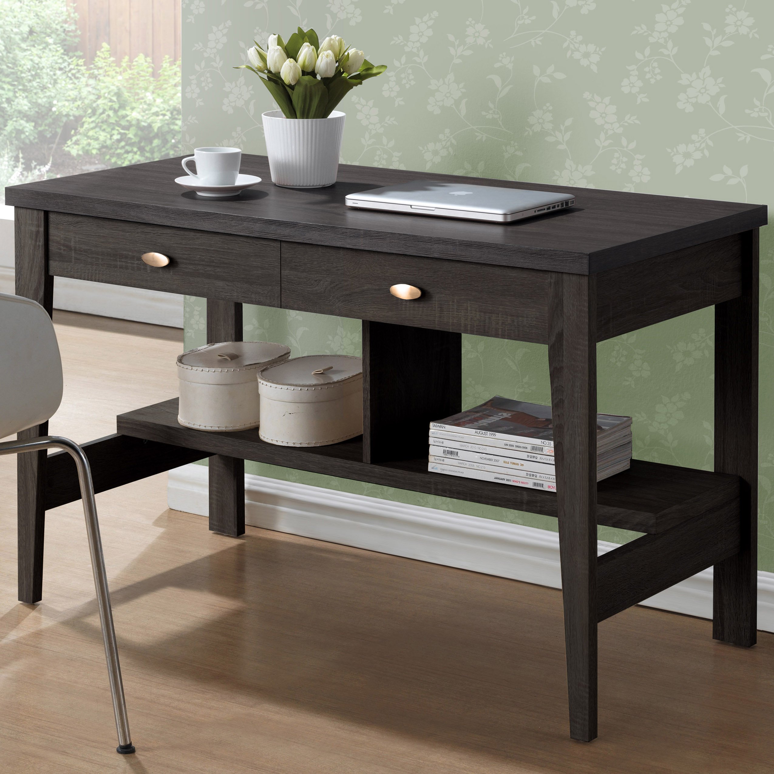 CorLiving Folio Modern Dark Brown Engineered Wood 47