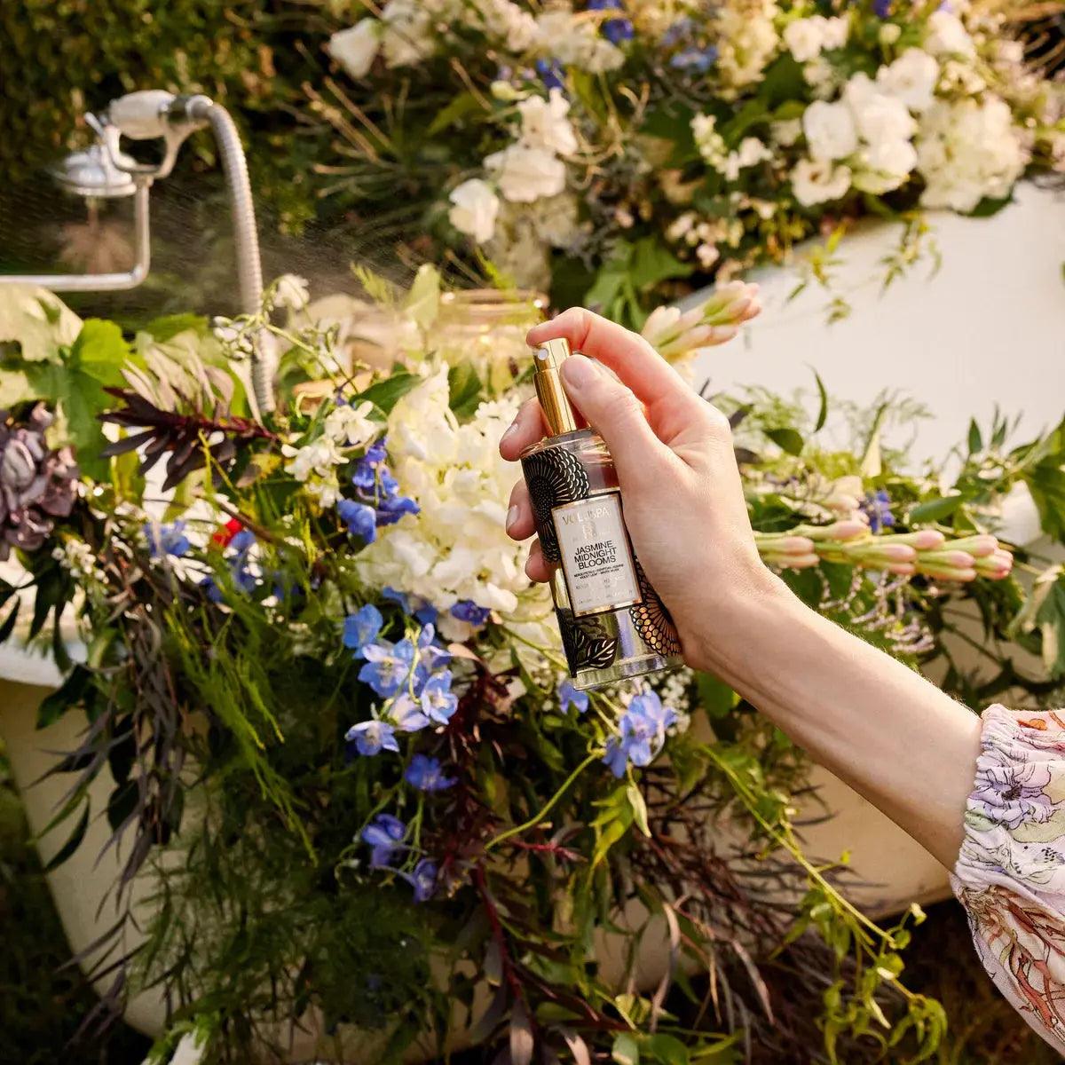 Jasmine Midnight Blooms Room & Body Spray - Floral Fragrance Mist for Home & Personal Use | Perfect for Relaxation, Aromatherapy & Gift Giving