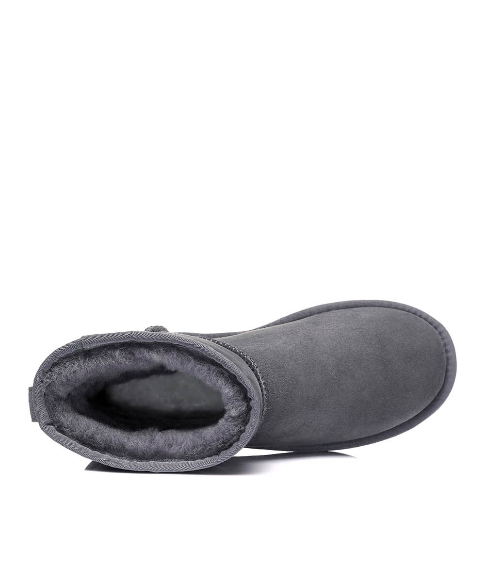 Men's UGG Classic Luxe Mini Boots - Genuine Sheepskin Winter Boots for Men | Cozy & Waterproof Snow Boots for Cold Weather, Hiking & Outdoor Activities