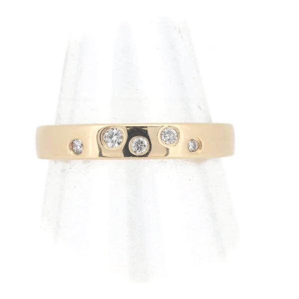 18K Gold Diamond Band Ring for Women - Vintage Style Wedding Engagement Jewelry - Perfect for Anniversaries, Proposals & Special Occasions
