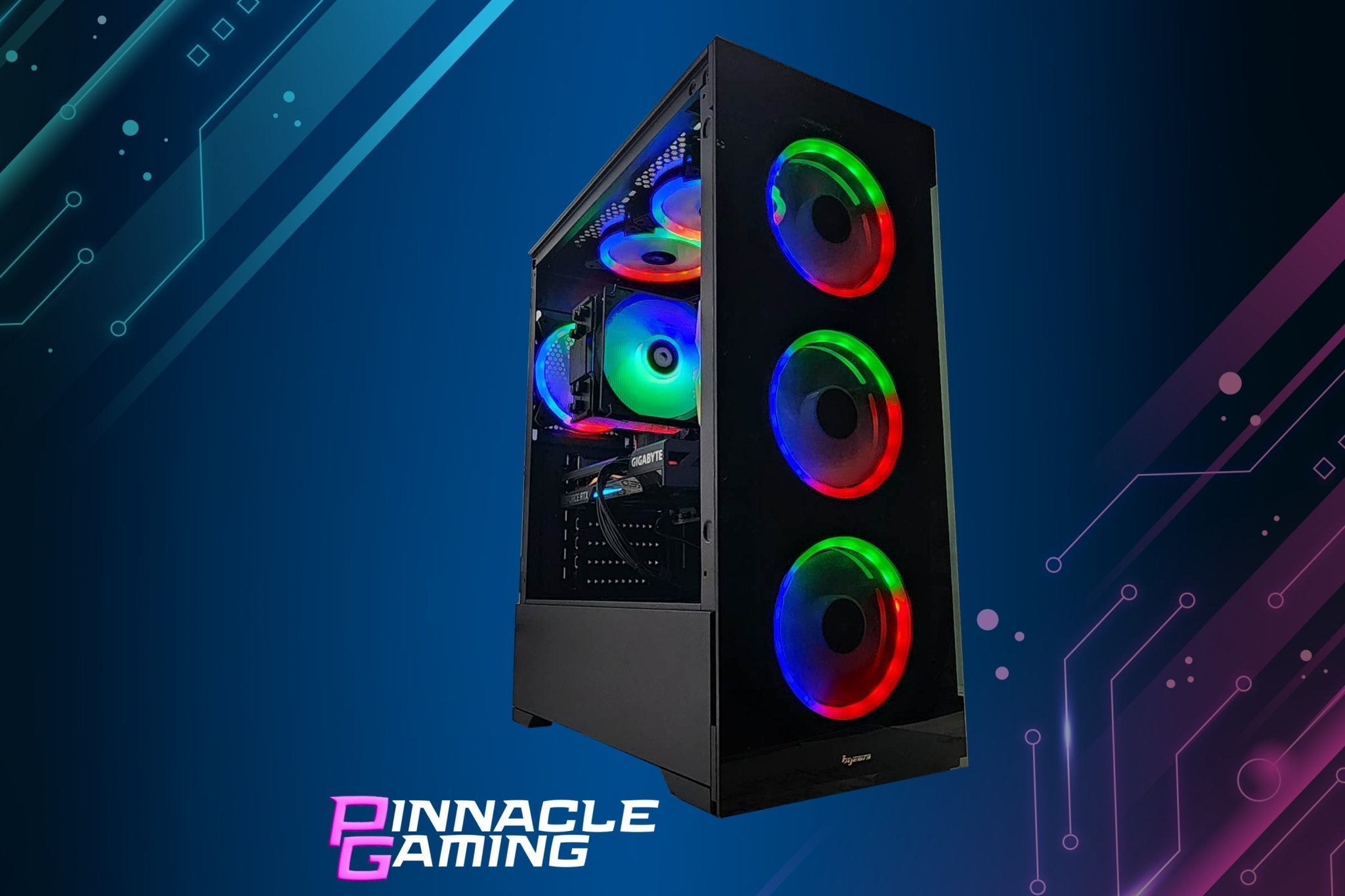 Custom Gaming PC Desktop Computer - AMD Ryzen 7 7800X3D, 2TB SSD, 16GB DDR5 RAM, NVIDIA RTX 5060, Black Vog B650 - Perfect for 4K Gaming, Streaming & VR