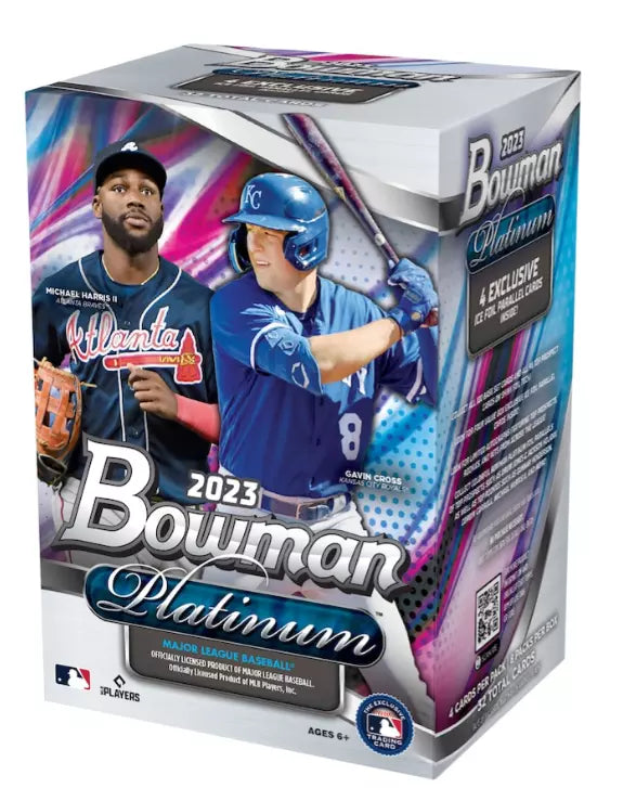 2023 Bowman Platinum Blaster Box - MLB Baseball Trading Cards | Collectible Sports Cards for Kids & Adults | Perfect for Trading, Collecting & Gifting