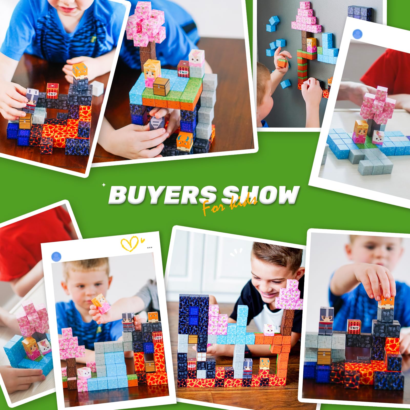 Magnetic Building Blocks 84PCS - STEM Educational Toys for Kids Ages 3+, Creative Construction Set with Magnetic Tiles for Boys & Girls - Perfect for Indoor Play, Preschool Learning & Sensory Development