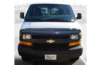 2003-2018 Chevrolet Express & GMC Savana Hood Deflector Bug Shield - Durable Hood Protector for Vans 1500 4500 - Perfect for Highway Driving & Off-Road Protection