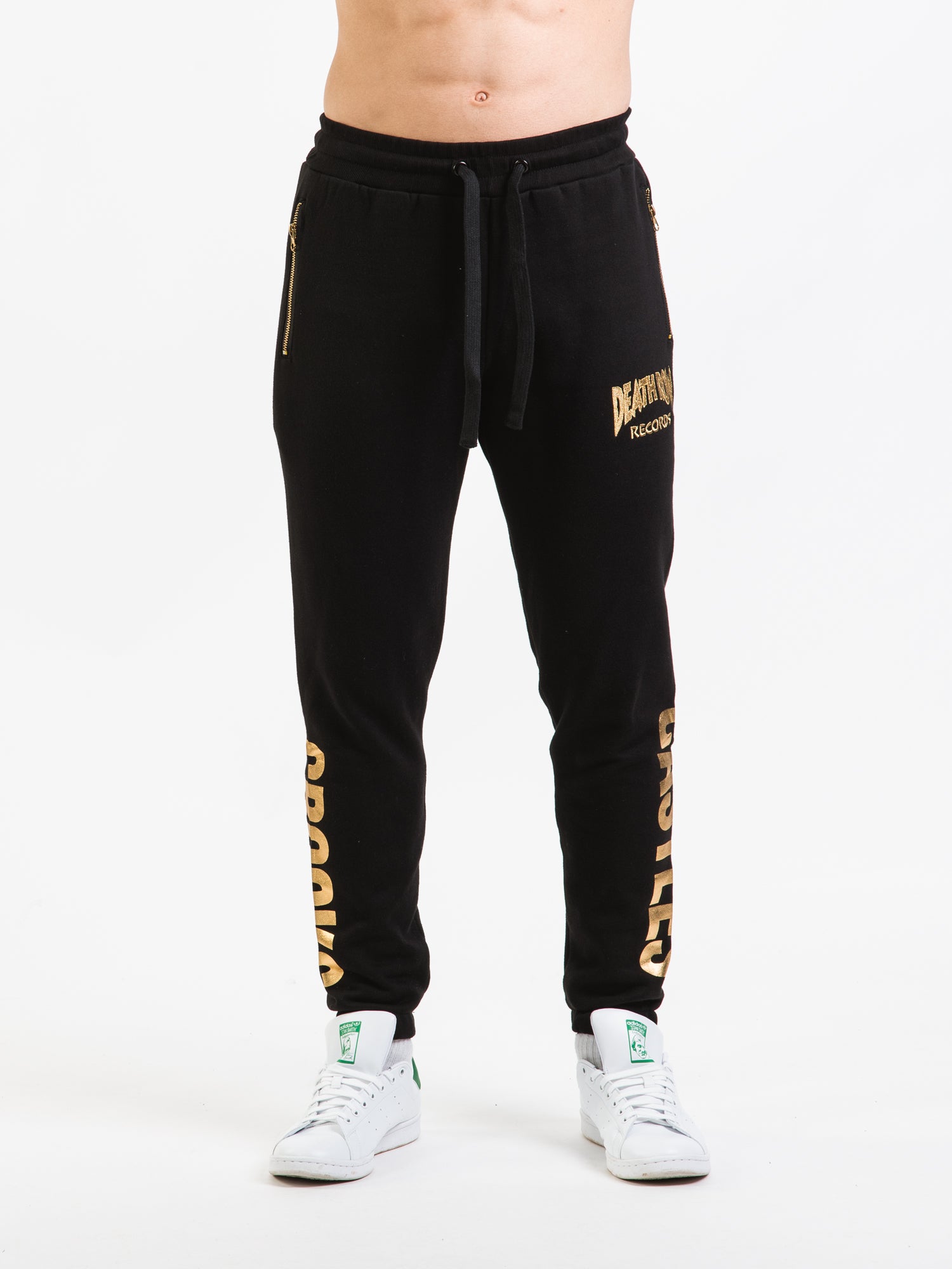 Crooks & Castles Snoop X Crooks Death Row Joggers - Men's Hip Hop Sweatpants for Streetwear & Lounge Wear - Clearance Sale