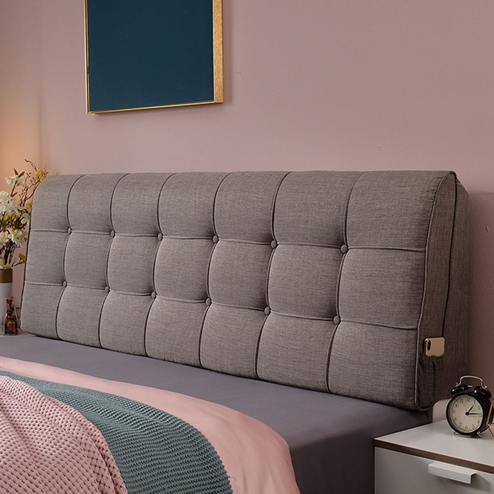 King Size Wedge Pillow for Headboard - 35.4