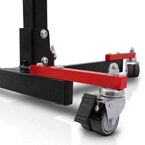 KTM 1090/1190 Adventure/R 13-18 Center Paddock Stand CS Power Evo - Red Motorcycle Lift Stand for Easy Maintenance & Tire Changes