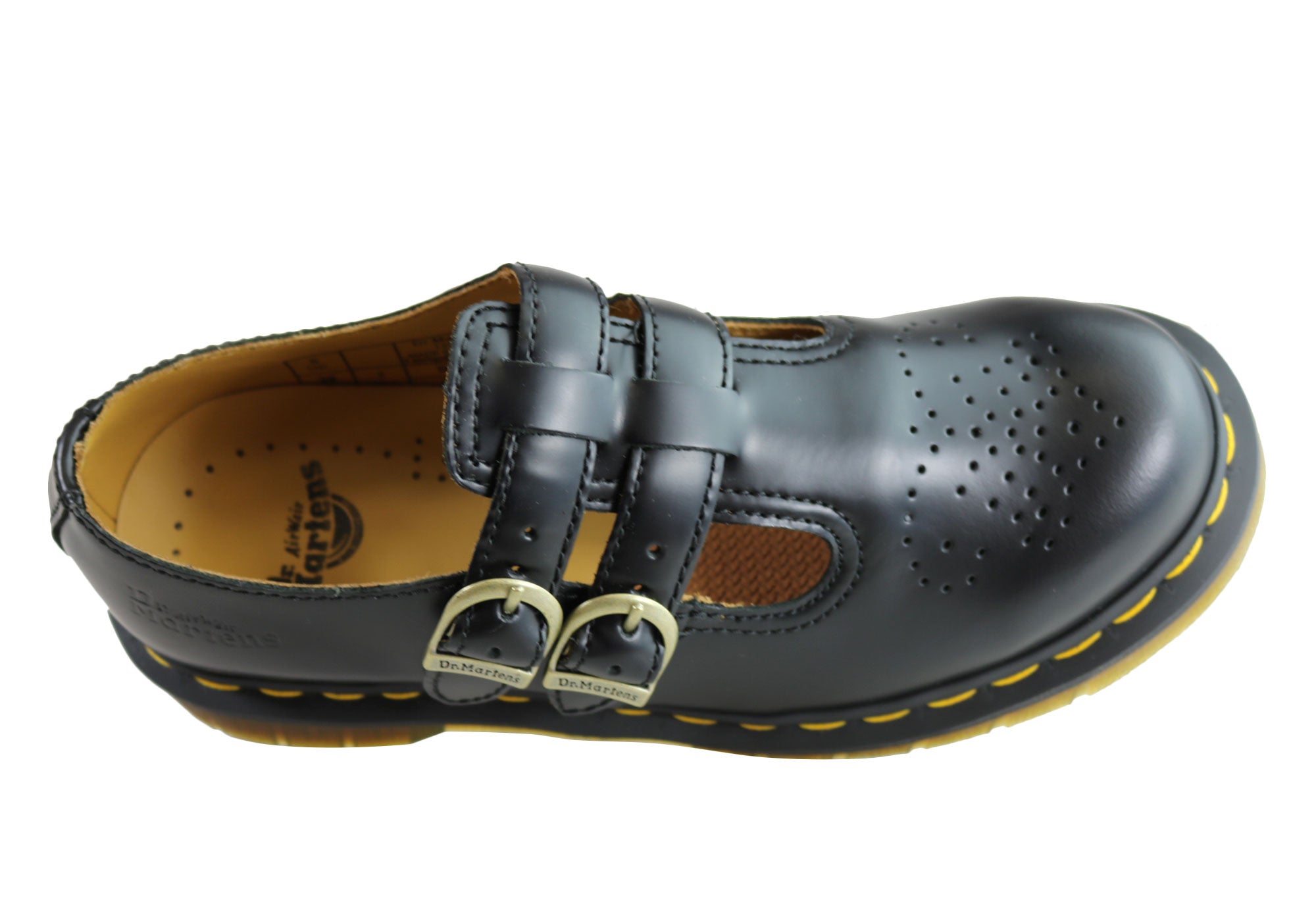 Dr. Martens Women's 8065 Mary Jane Shoes - Comfortable Leather Flat Shoes for Women | Perfect for Work, Casual Wear & Everyday Fashion