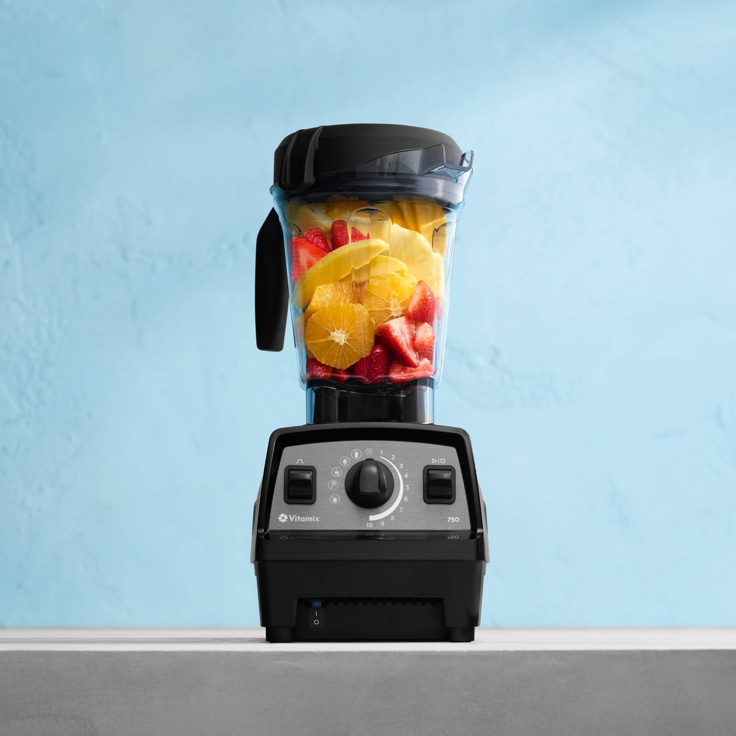 Vitamix Propel Series 750 Professional Blender - 64 oz Low-Profile Container, Slate Finish - High-Performance Blending for Smoothies, Soups & Nut Butters - Perfect for Home Kitchens & Commercial Use