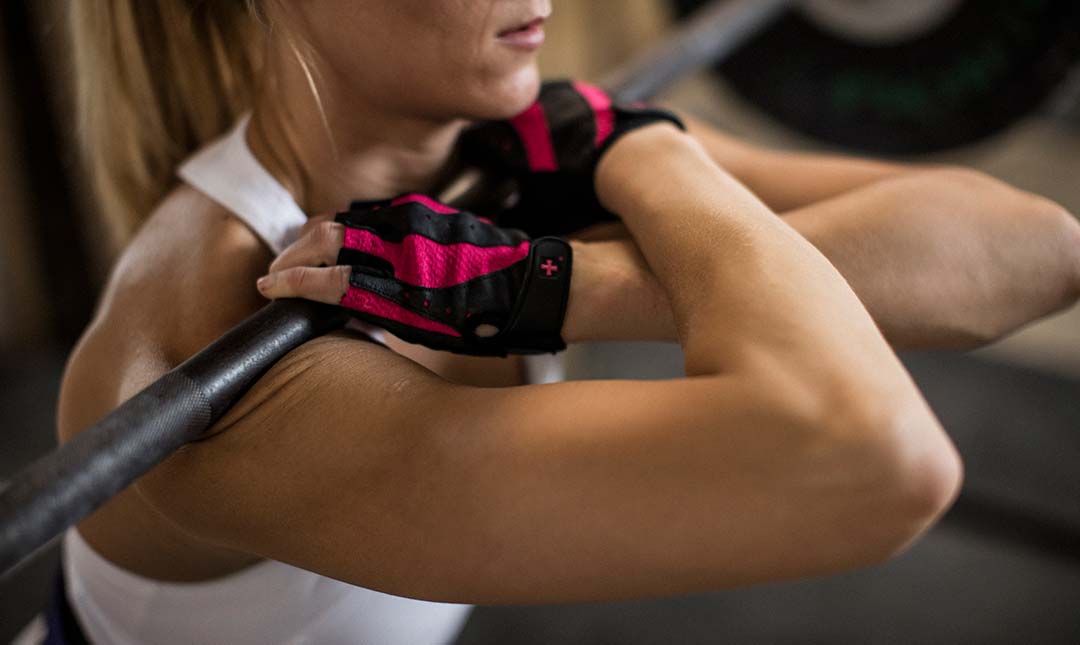 Harbinger Women's Pro Gloves - Black & Pink Weightlifting Gloves for CrossFit, Gym & Fitness Training - Breathable & Comfortable Workout Gloves for Women