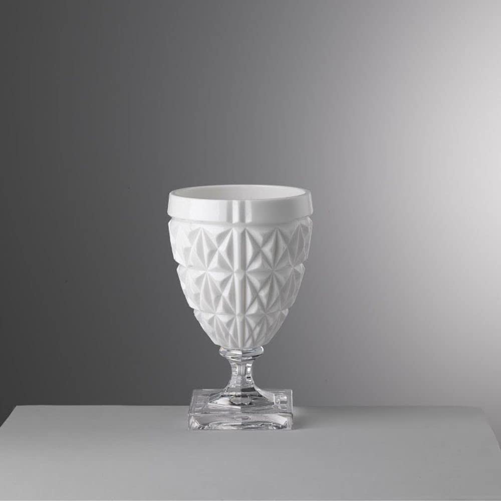 Premium Mario Luca Giusti Set of 6 Stella White Wine Glasses - Elegant Crystal Stemware for Fine Dining, Parties & Wine Tasting