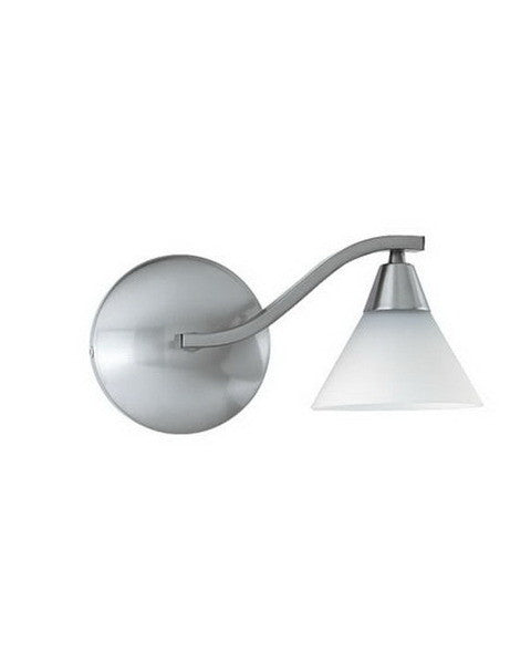 Access Lighting 63711 MC/OPL Modern One Light Wall Sconce in Matte Chrome Finish - Perfect for Bedroom, Hallway, and Living Room Lighting
