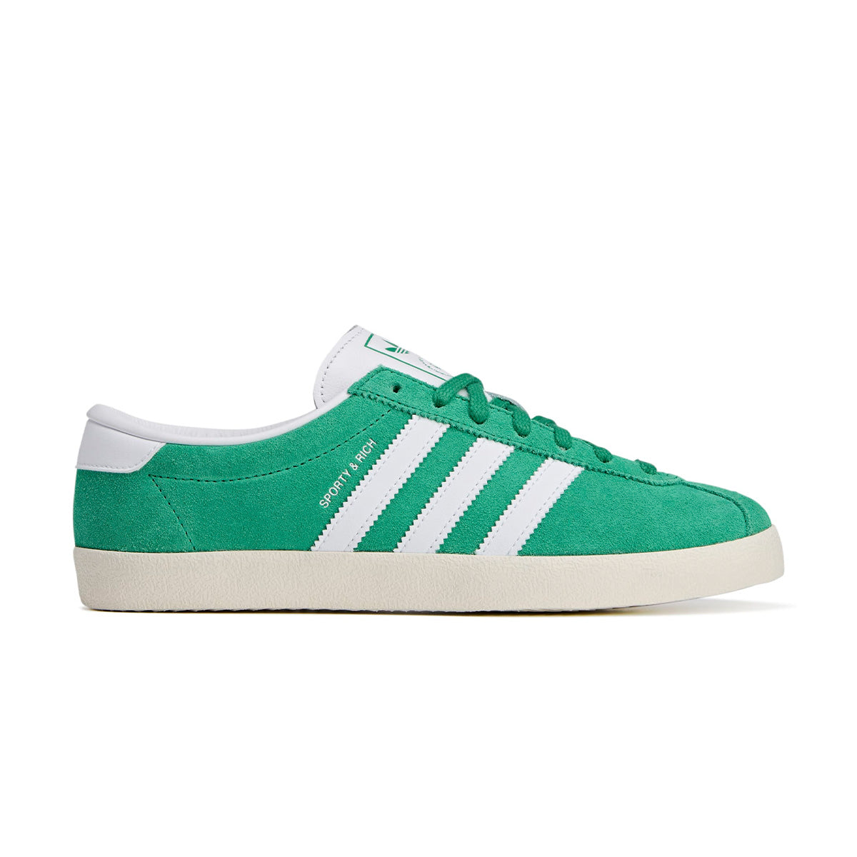 Sporty & Rich Women's Blanc Court Green Cloud White Sneakers - Stylish & Comfortable for Running, Gym, and Casual Wear