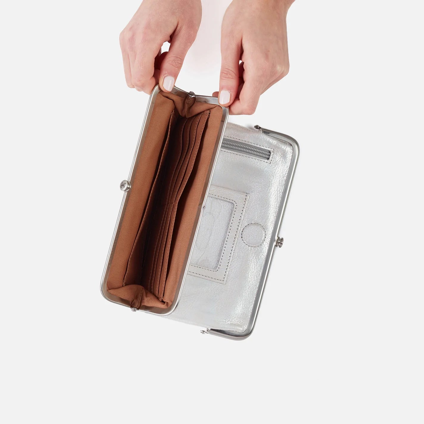 LAUREN Women's Leather Clutch Wallet - Stylish & Compact Crossbody Purse for Evening Parties, Weddings & Date Nights