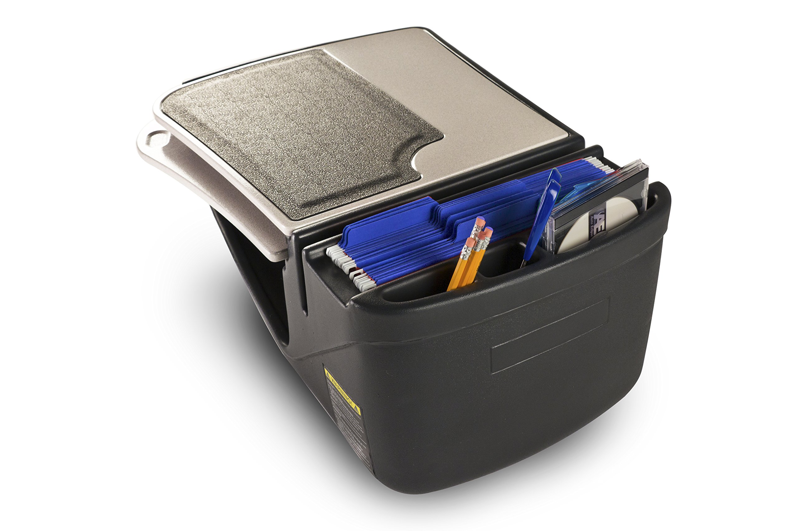 AutoExec AUE10000 GripMaster Car Desk - Grey Finish, No Inverter, Portable Laptop Workstation for Cars | Perfect for Remote Work, Business Travel & Mobile Office Setup