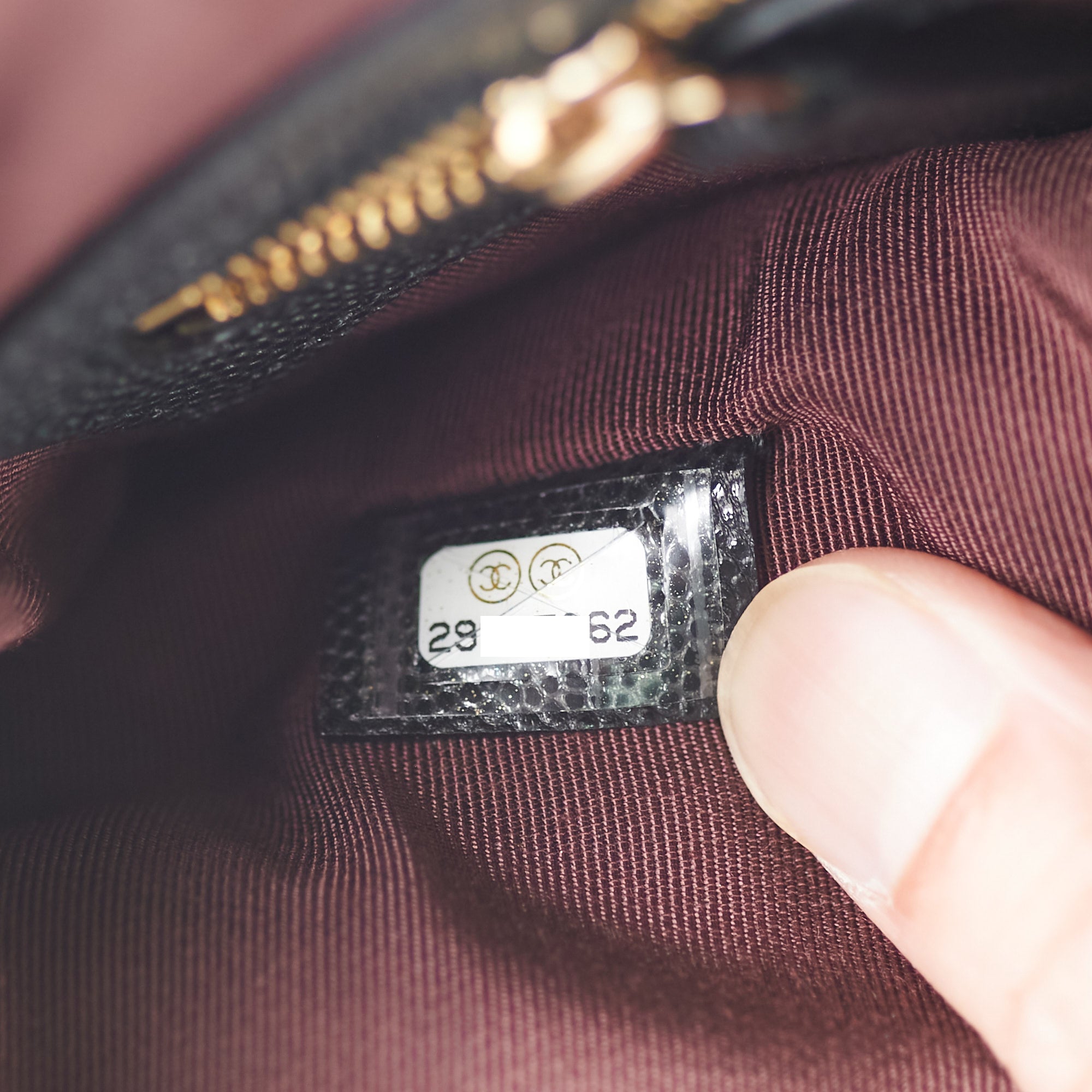 Chanel Medium O Case Pouch Clutch Bag in Black Caviar Leather - Perfect for Evening Events, Parties & Special Occasions