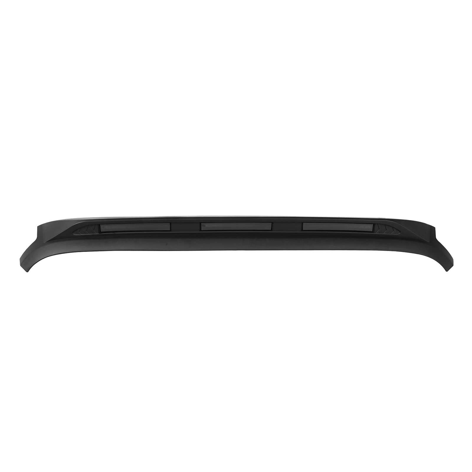 Hooke Road Jeep Wrangler JK Hood Protector (2007-2018) - Bug Deflector & Windshield Guard with Amber LED Lights | Off-Road Protection & Highway Driving Accessory
