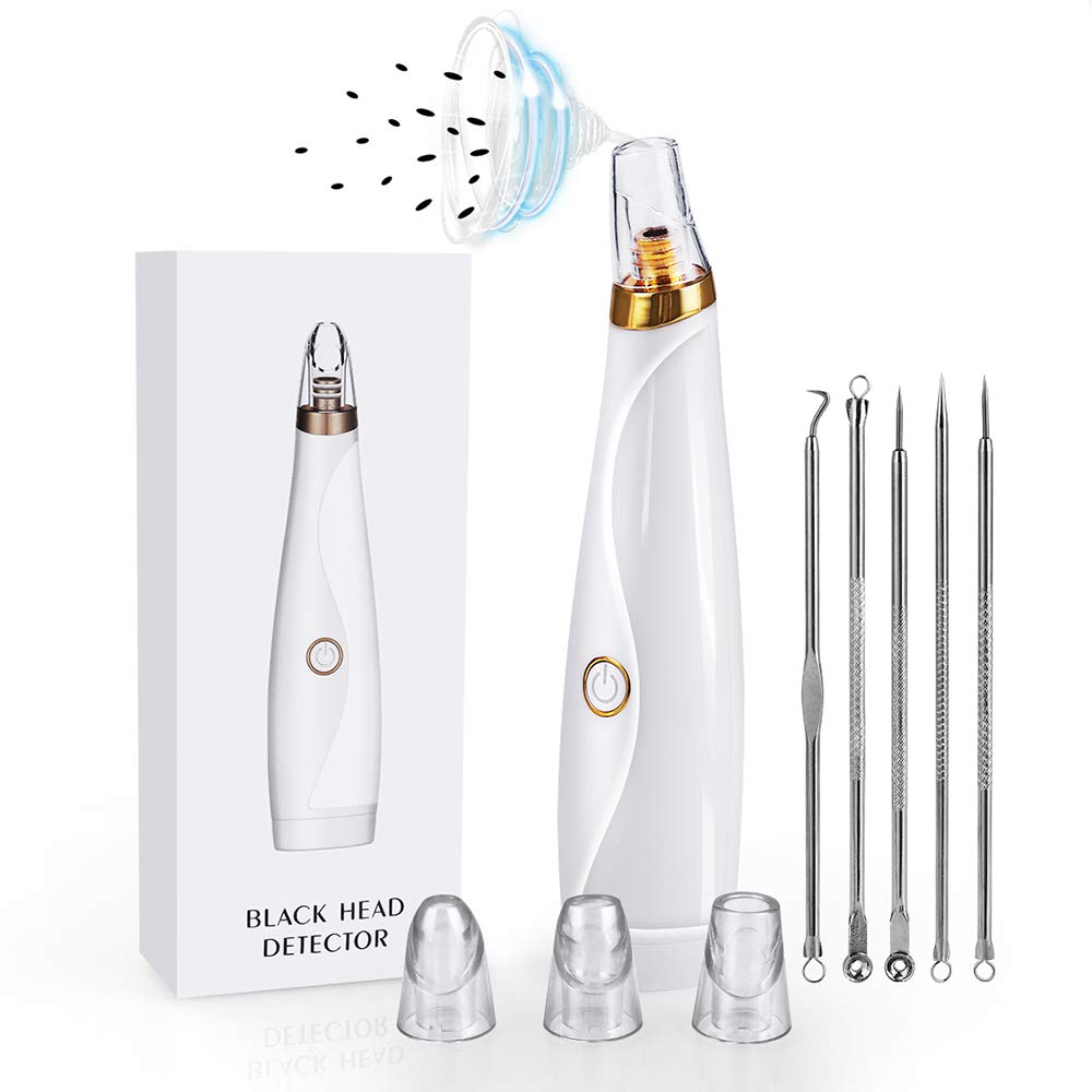 Galapara Blackhead Remover Pore Vacuum - Professional Pimple Extractor Kit with Curved Needle for Acne Removal | Safe for All Skin Types (Men & Women) | Perfect for Facial Cleansing & Skincare Routine