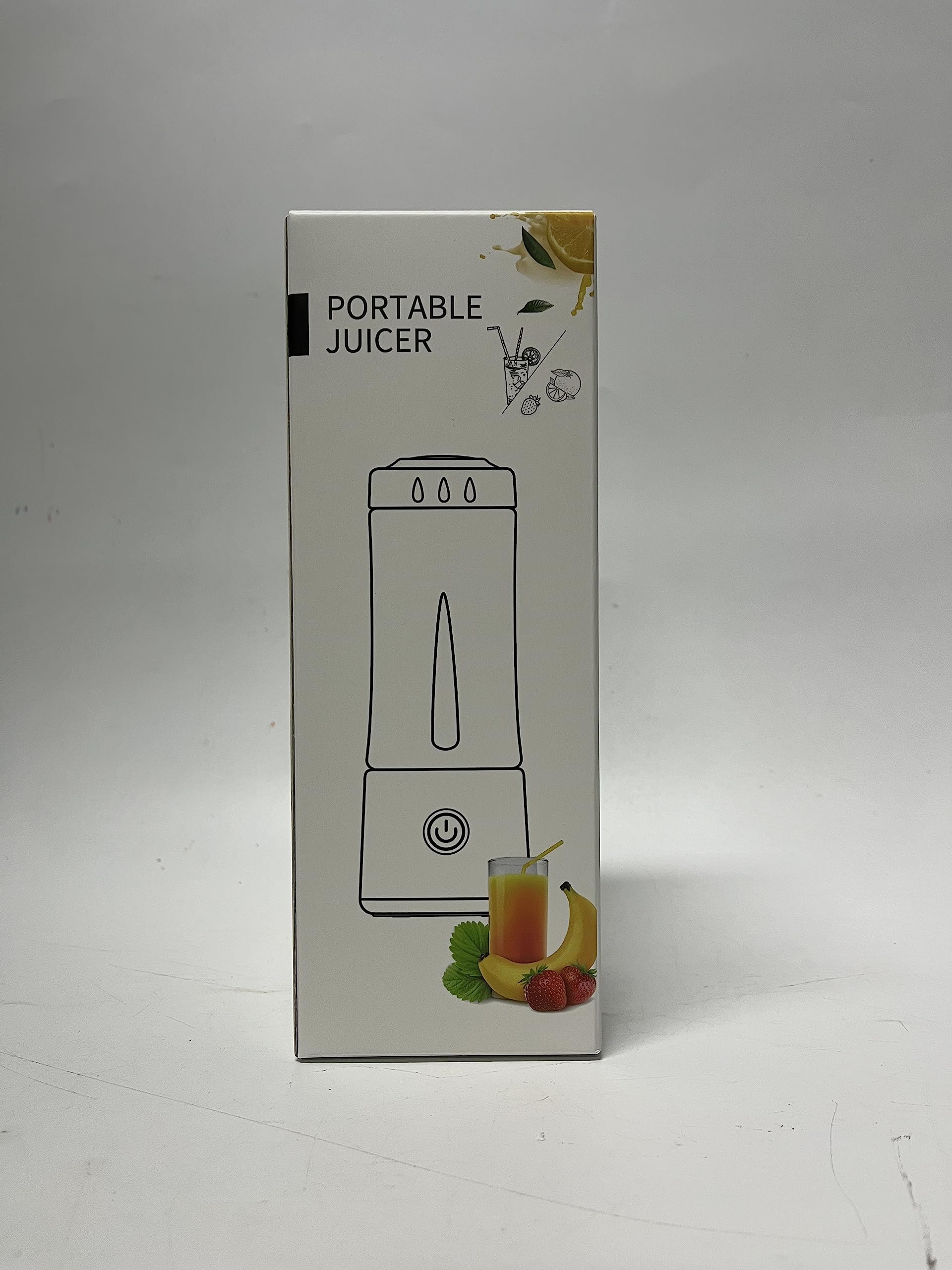 Portable USB Rechargeable Blender for Smoothies, Shakes & Protein Drinks - Personal Travel Blender Bottle for Gym, Office & Home Use
