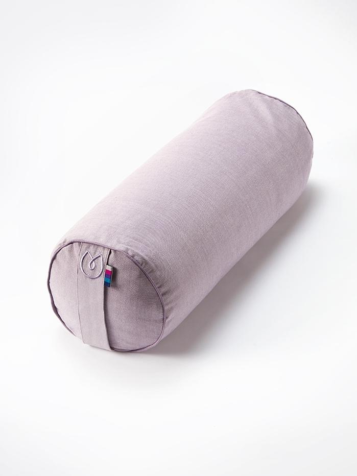 Organic Cotton Chambray Buckwheat Yoga Bolster Pillow - Set of 4 for Yoga, Meditation & Home Relaxation Support
