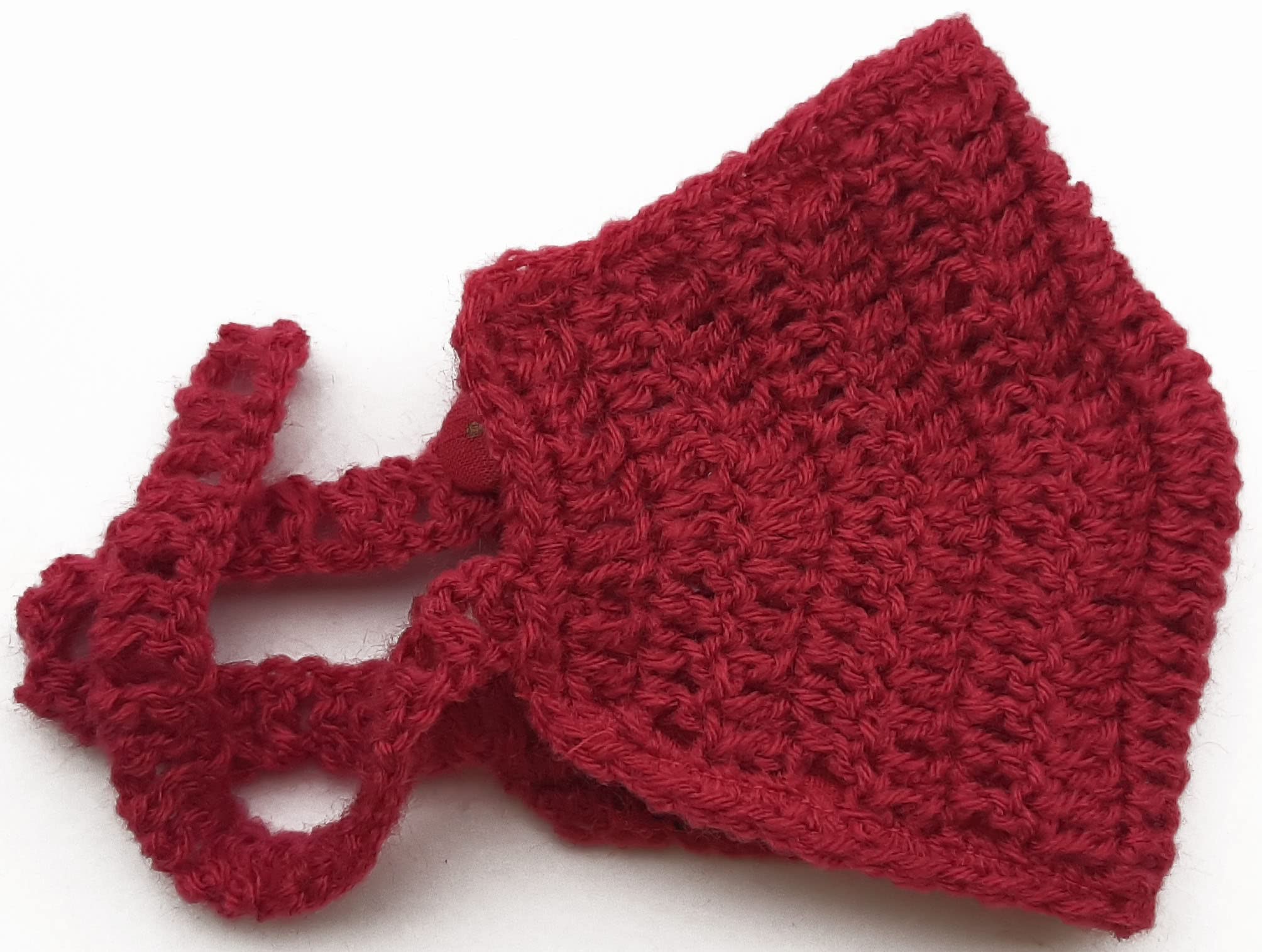 My Little Princess Handmade Wool Crochet Face Mask for Kids - Soft, Breathable & Adjustable (Multiple Colors) | Perfect for School, Playdates & Outdoor Activities (MLP-CR-Kids Mask004)