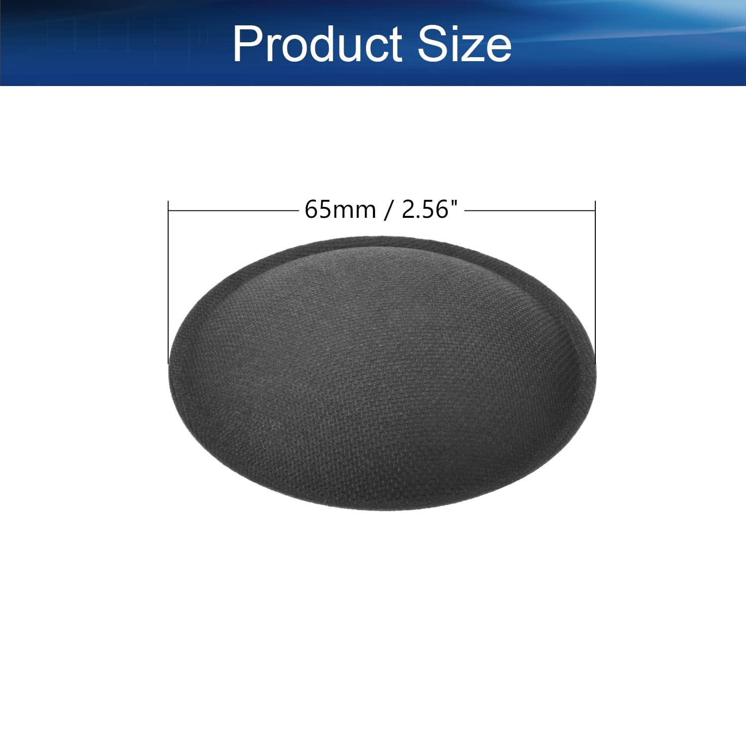 Heyiarbeit 4pcs 65mm/2.56 inch Speaker Dust Cap - Subwoofer Paper Dome Coil Cover Caps for Audio Repair & DIY Speaker Projects - Perfect for Home Theater, Car Audio & Studio Speaker Maintenance