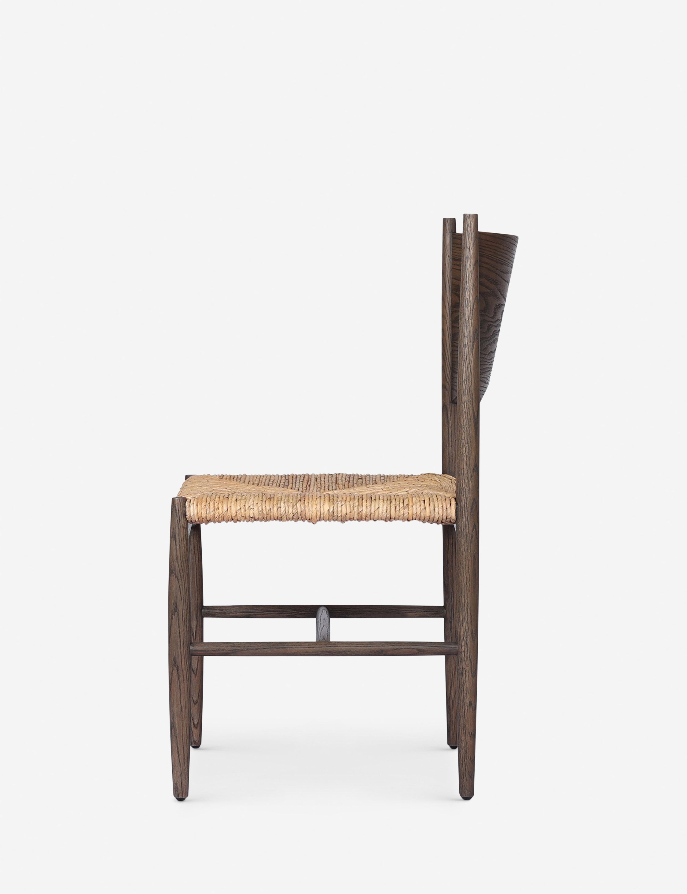 Demiri Modern Dining Chair - Sturdy Wooden Kitchen Chair with Upholstered Seat - Perfect for Dining Room, Kitchen, and Home Decor