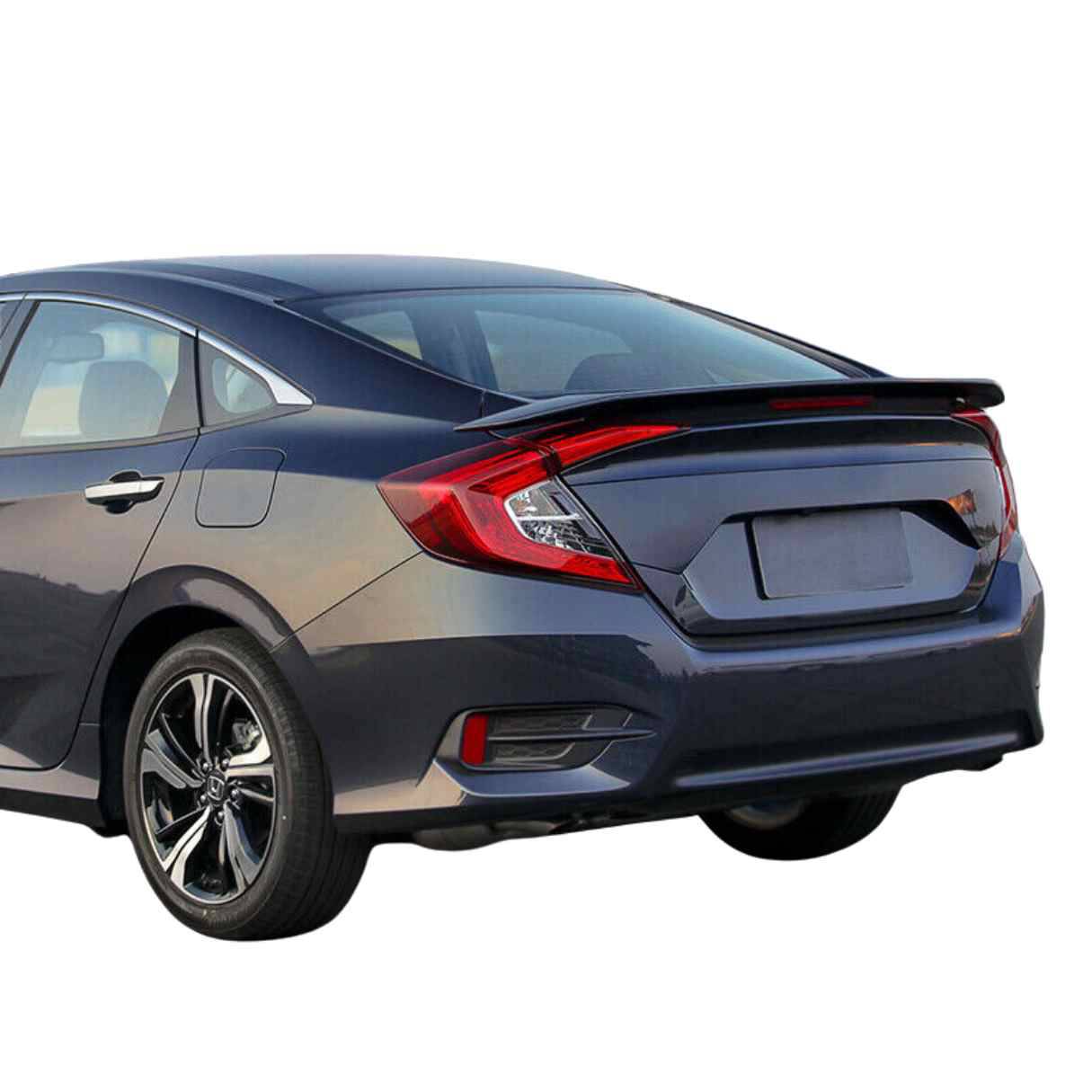 2016-2021 Honda Civic Sedan SI Style ABS Rear Wing Spoiler with LED - Upgrade Your Ride for Sporty Look & Nighttime Visibility - Perfect for Car Enthusiasts & Street Racing