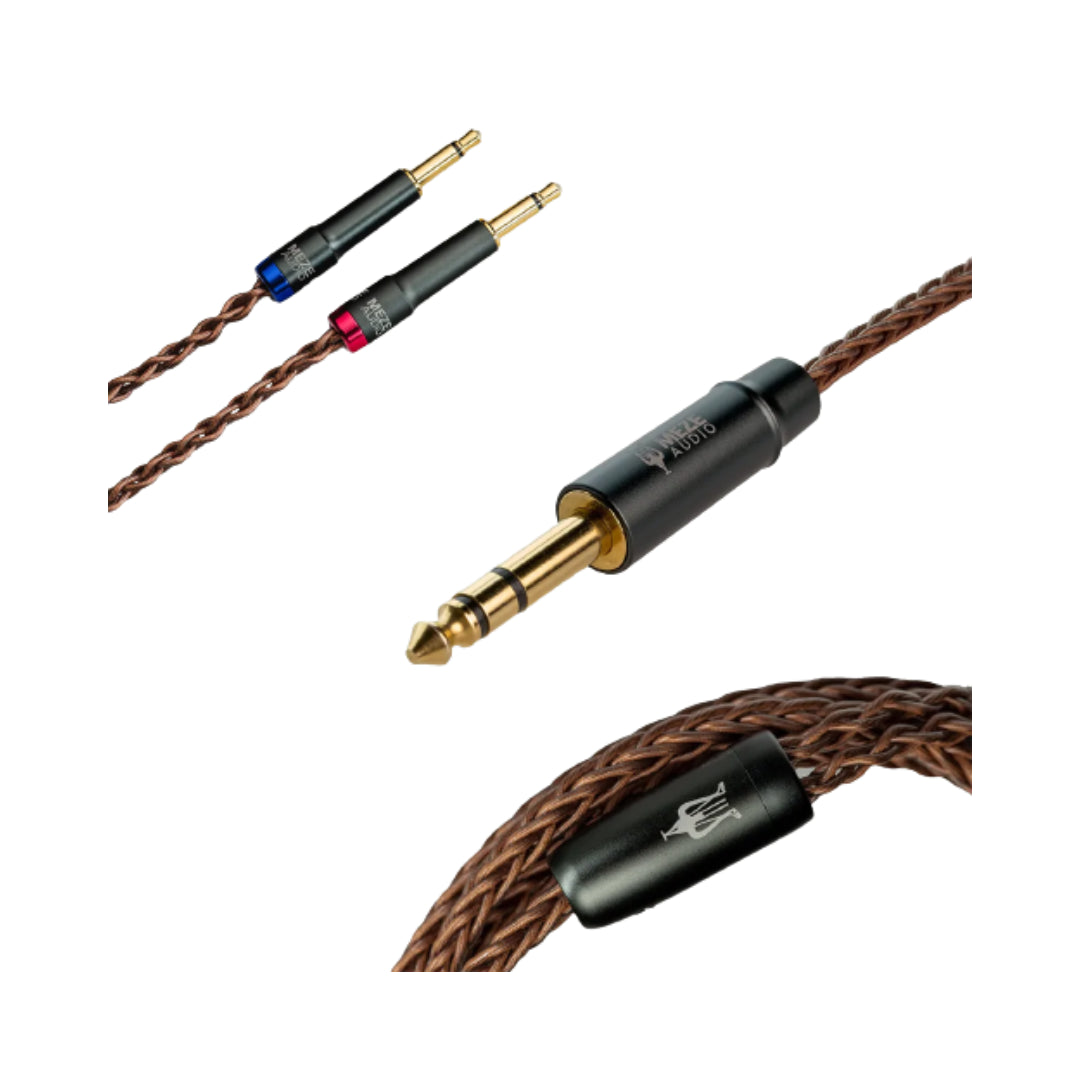 Premium Meze Audio 3.5mm Copper PCUHD Audio Cable - High-Quality Sound for Headphones, Gaming Headsets & Studio Equipment