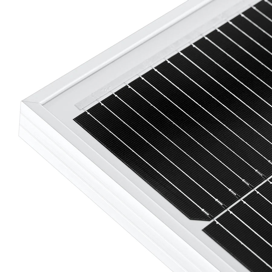 Rich Solar MEGA 130 Watt Slim Monocrystalline Solar Panel - High Efficiency Portable Solar Charger for RV, Boat, Camping & Off-Grid Power