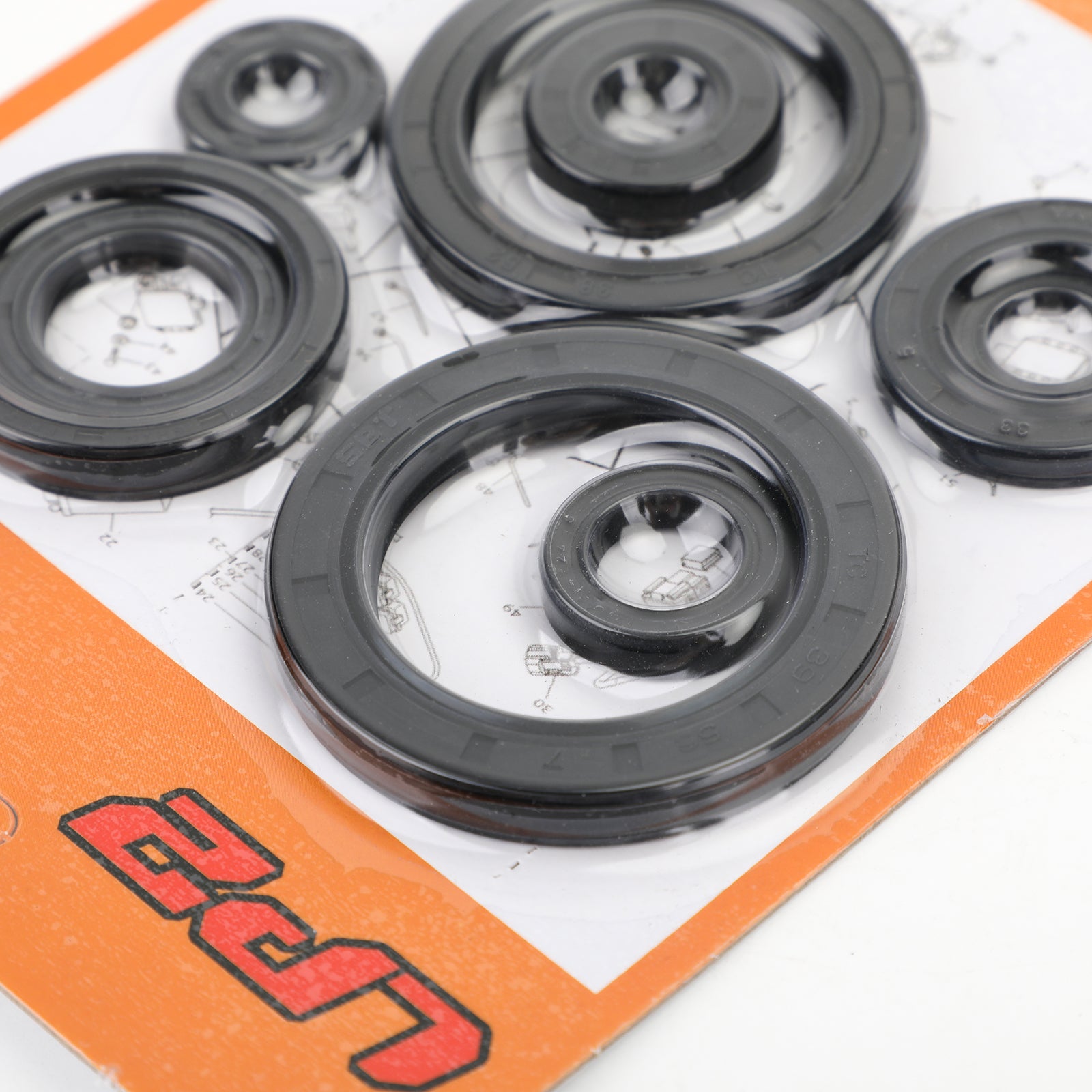 10-Piece Engine Oil Seal Kit Set for Honda CRF450R (2002-2006) - Compatible with CRF 450 Models - High-Quality Replacement Seals for Motorcycle Maintenance & Off-Road Riding