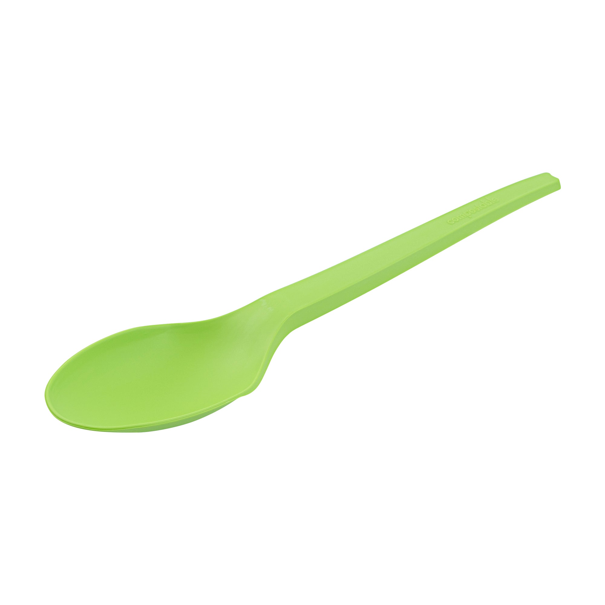 Eco-Friendly Compostable CPLA Plastic Spoons - 250 Count, Heat Resistant, 6.5 Inches - Perfect for Parties, Picnics & Sustainable Dining