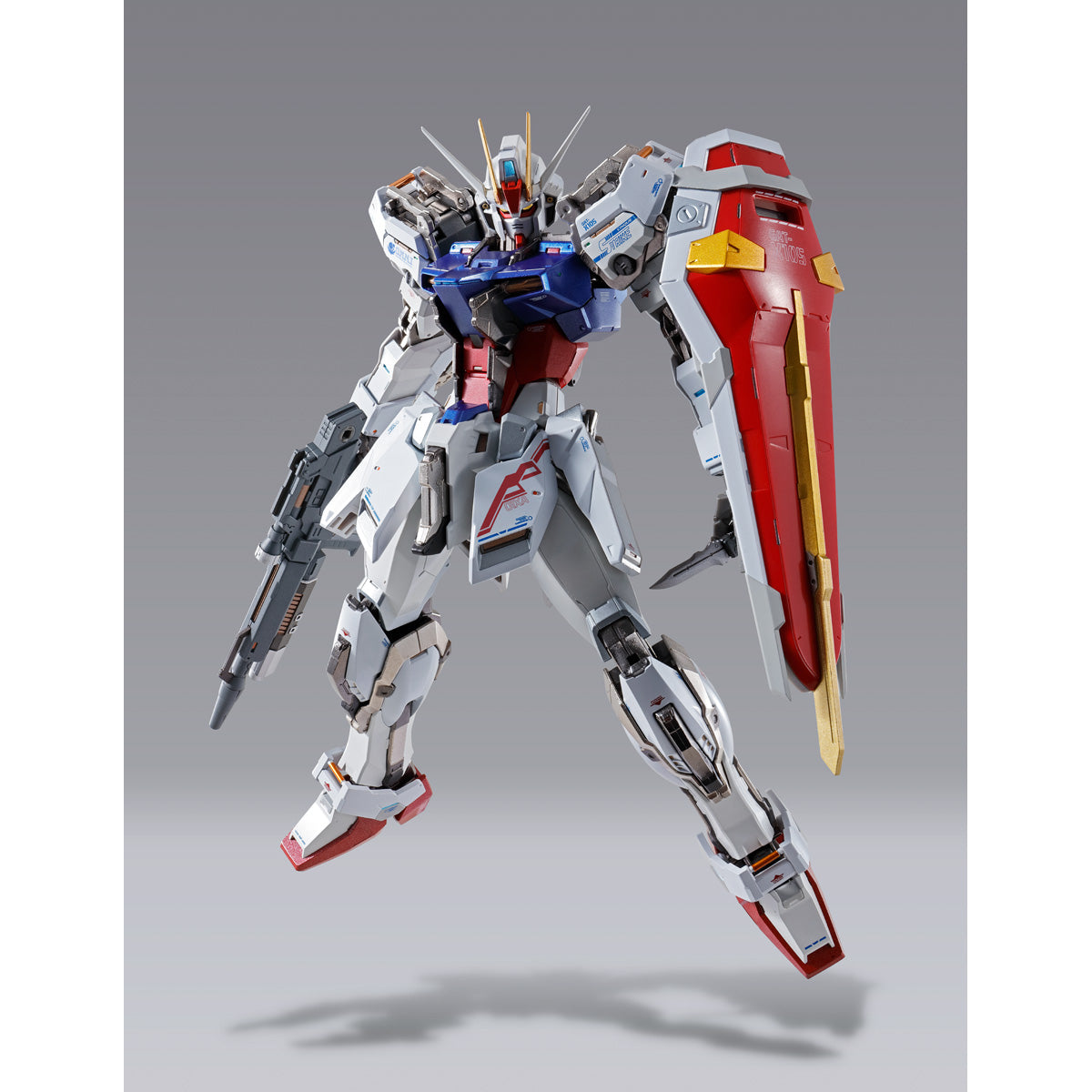 Bandai Metal Build Gundam Seed Strike Gundam (10th Anniversary Edition) Exclusive Collectible Action Figure - Perfect for Anime Fans, Model Collectors & Display Showcase
