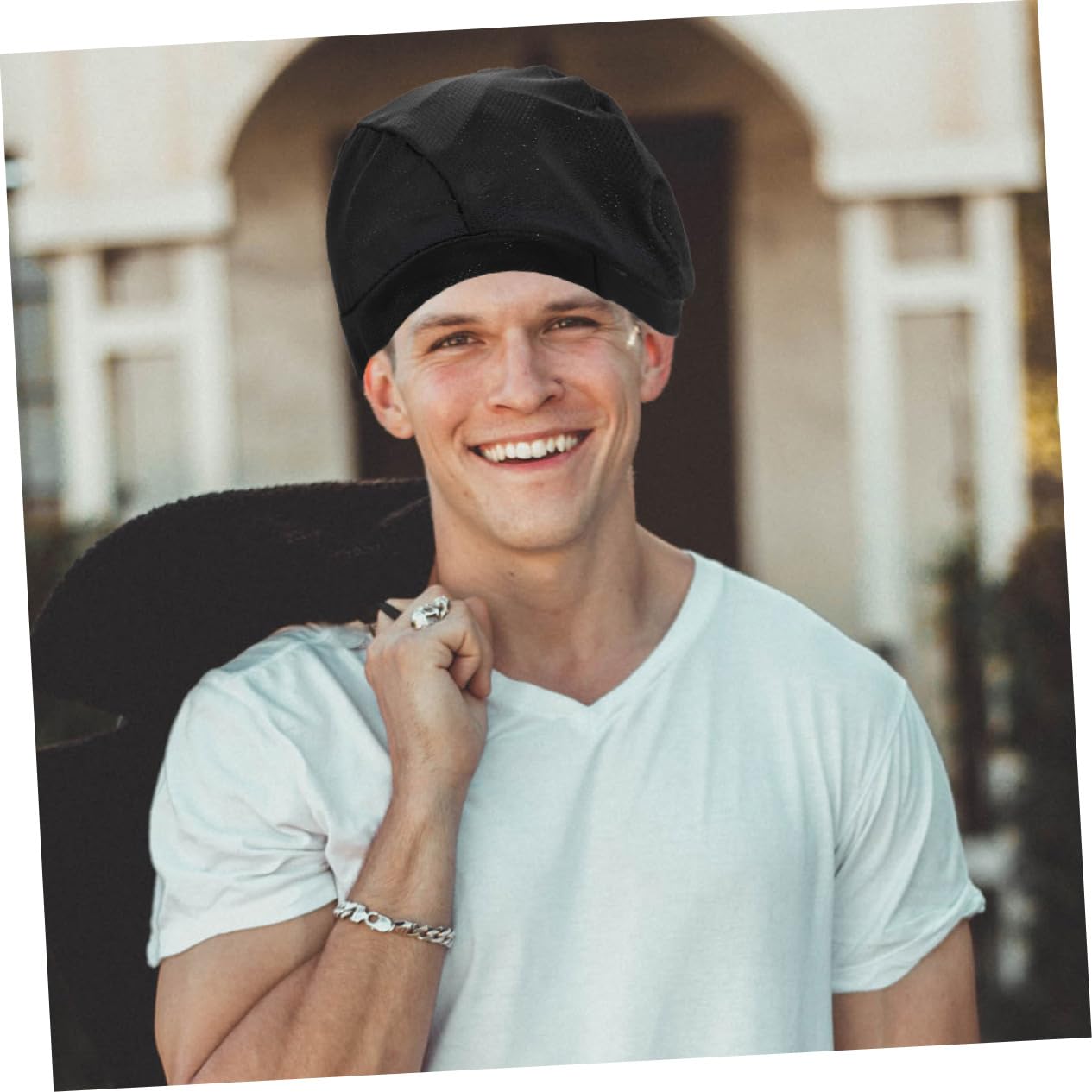 Toddmomy Unisex Helmet Liner Hat 2 Pack - Breathable, Stretchy Skull Cap for Sports & Outdoor Activities - UV Protection for Adults - Perfect for Cycling, Running, and Motorcycling
