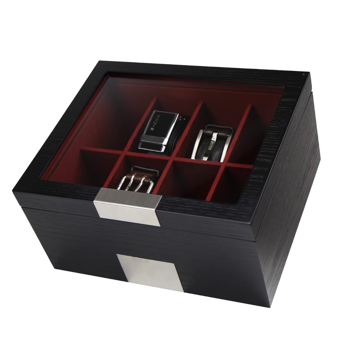 Premium Leather Executive Belt for Men - Stylish Dress Belt with Gift Box & Organizer - Perfect for Business, Office, and Formal Occasions