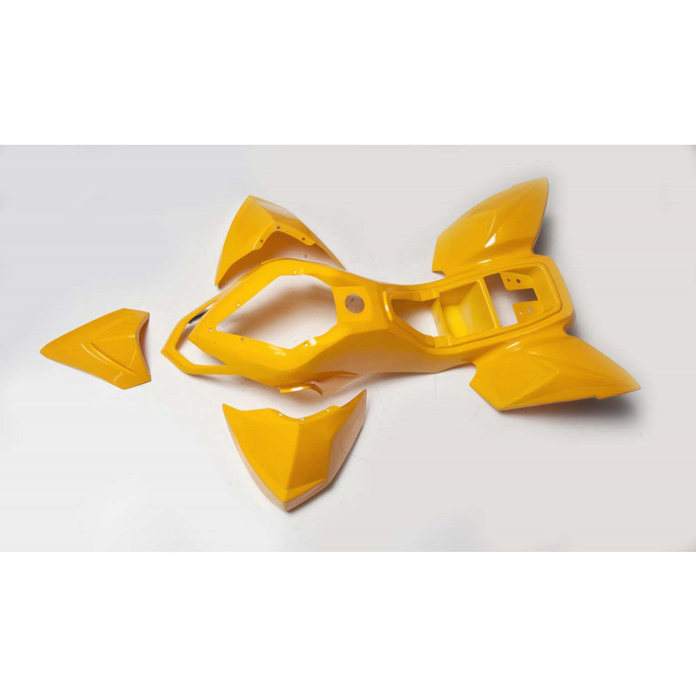 Mini Beast Yellow Plastic Fender Body Kit for Cars & Trucks - Durable Auto Exterior Upgrade for Off-Road & Street Racing