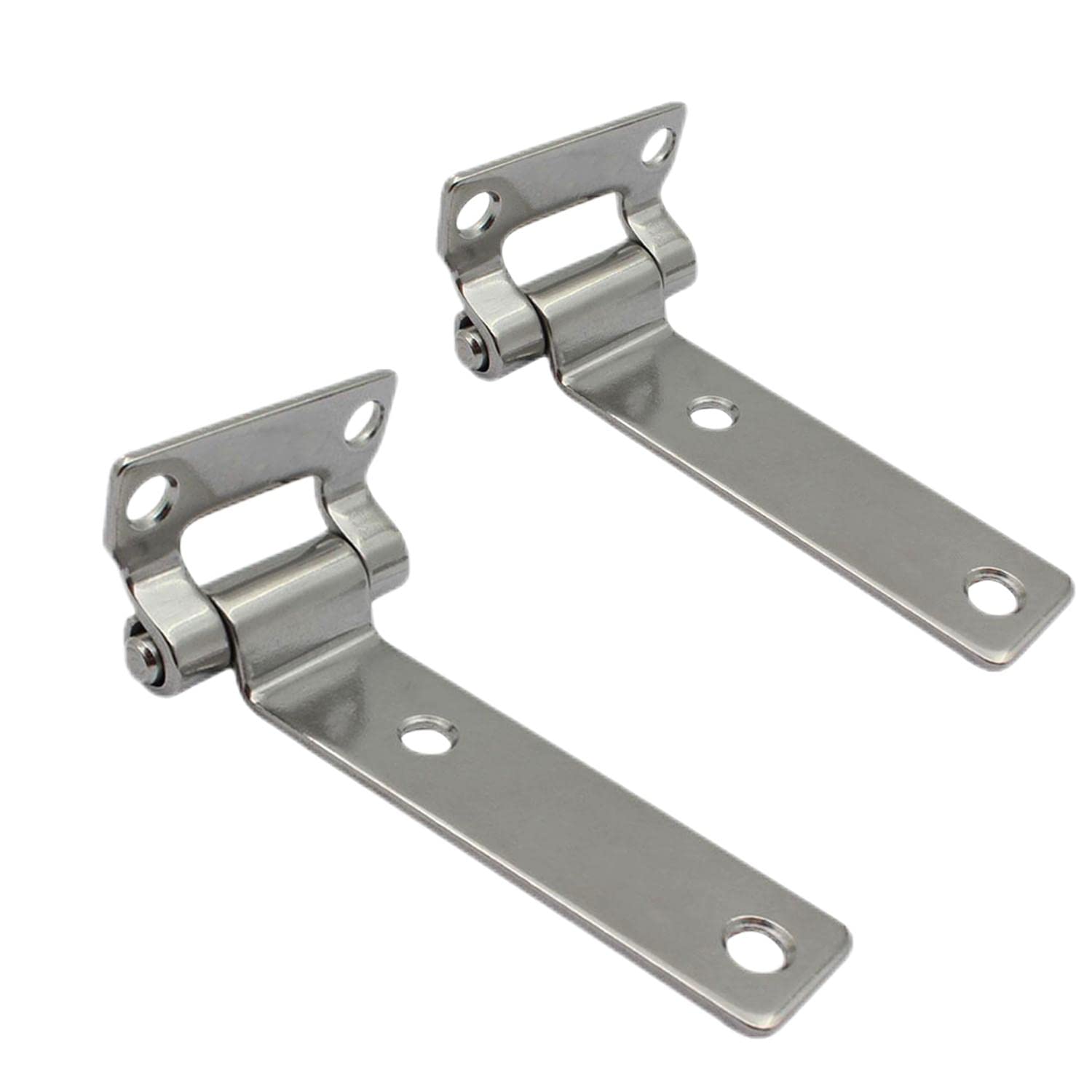 2-Pack 304 Stainless Steel T-Shape Door Hatch Hinge 5.4