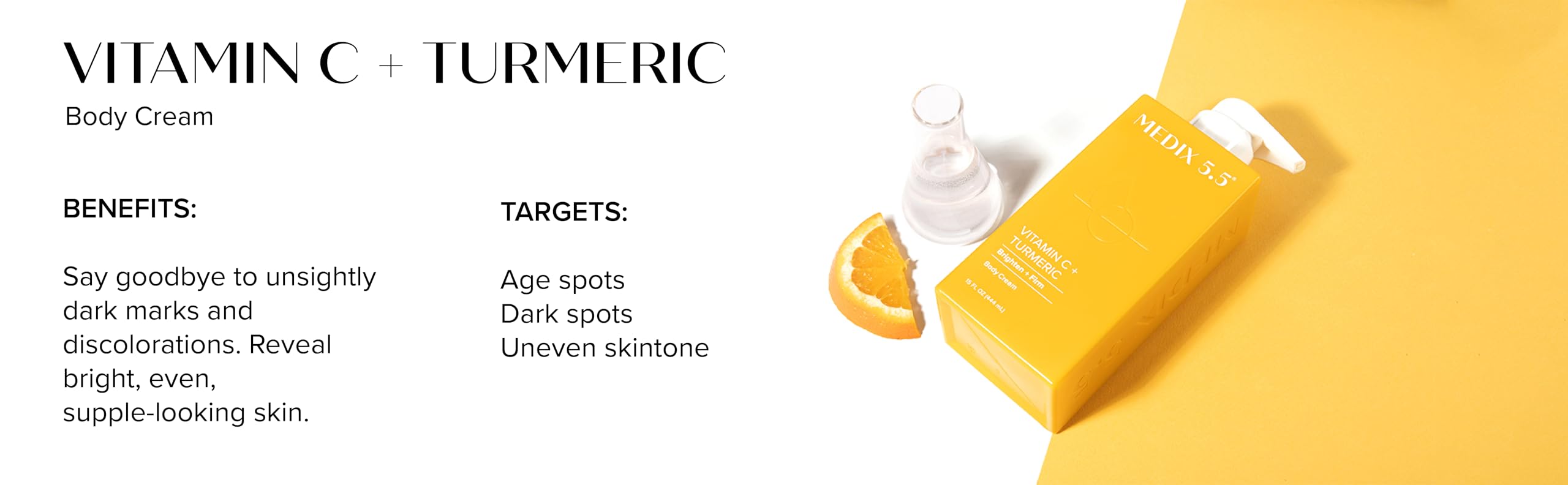 Medix 5.5 Vitamin C Face & Body Moisturizing Cream - Anti-Aging, Firming & Brightening Skin Care for Uneven Tone, Age Spots & Sun Damage | Hydrating Day & Night Cream for Dry Skin (2-Pack) | Perfect for Daily Skincare Routine & Post-Sun Recovery