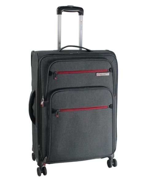 Air Canada Soft Side Medium Suitcase - Lightweight Expandable Carry-On Luggage for Travel | Perfect for Business Trips & Weekend Getaways