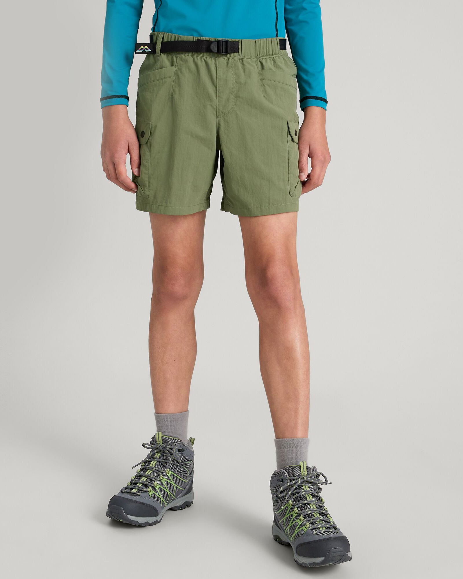 EVRY Day Boys' Cargo Shorts - Comfortable Stretch Fabric with Multiple Pockets | Perfect for Outdoor Activities, School & Summer Adventures