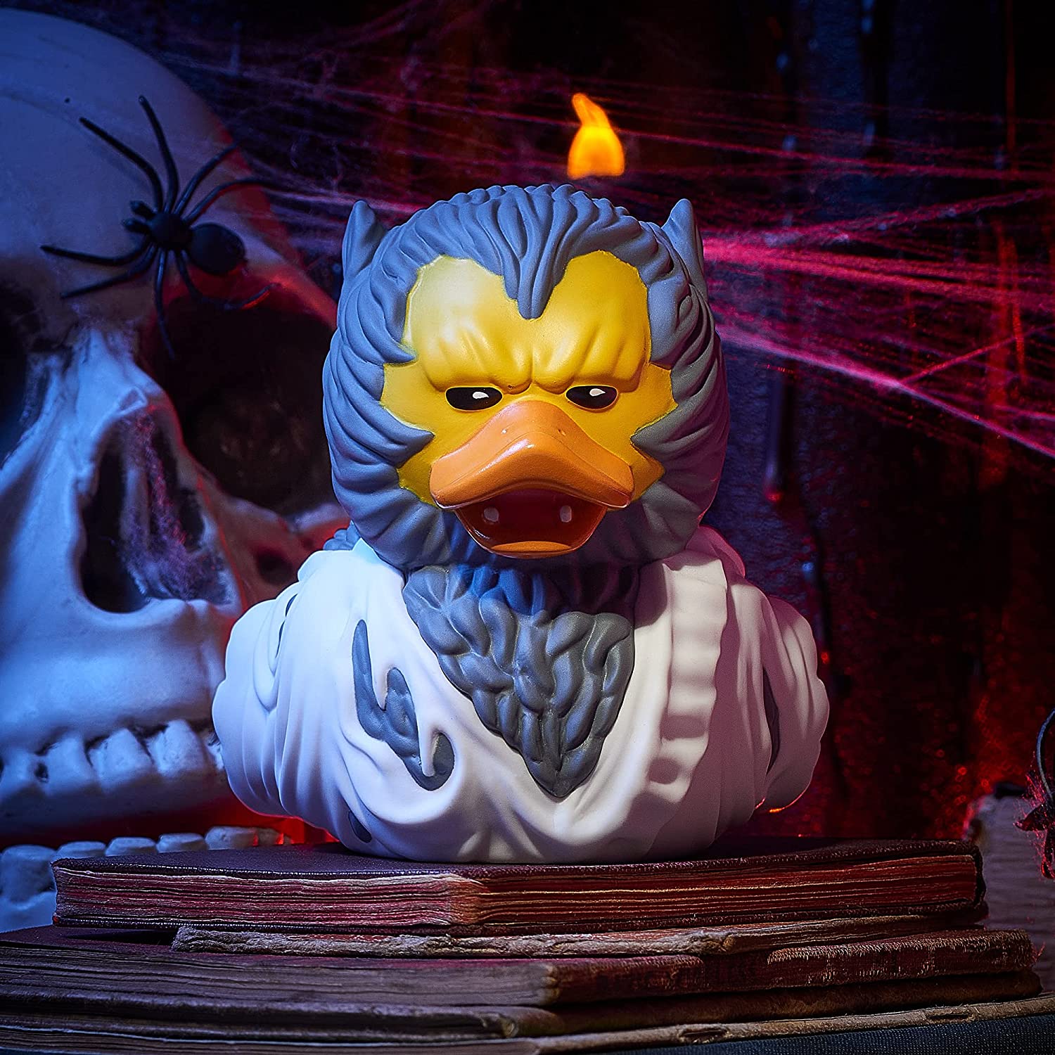 Horror Werewolf TUBBZ Cosplaying Duck Collectible Figure - Perfect for Halloween Decor, Cosplay Props & Geek Gift Collection